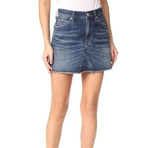 Citizens of Humanity Cutoff Denim Mini Skirt